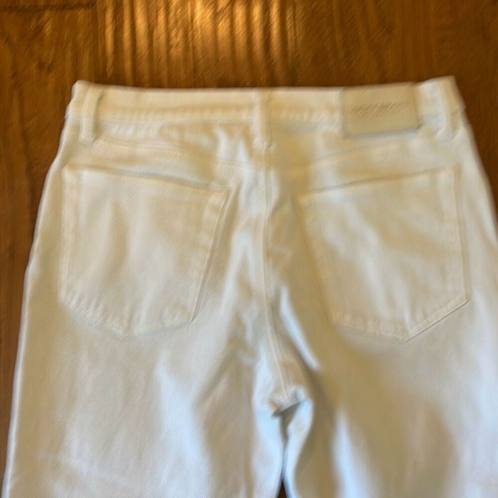 Lucky brand Ava mid rise crop white button fly jeans 29/8 - Picture 12 of 12